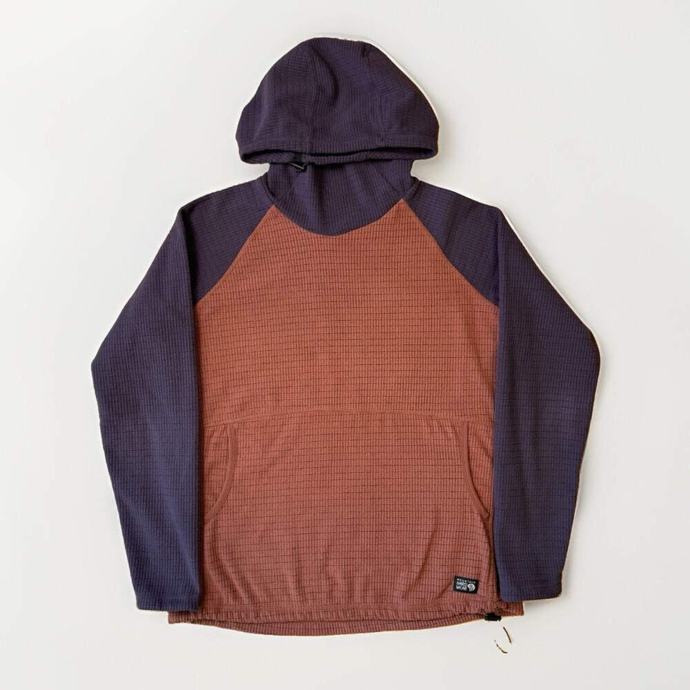 Mountain Hardwear Summit Grid Hoodie Women's Small Multicolor Fleece Pullover